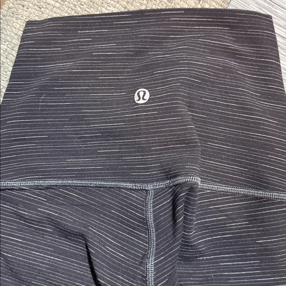 Lululemon Wunder Under Hi-Rise Tight‎ Ombre Melange Space Dye Bk Coal 31” sz2